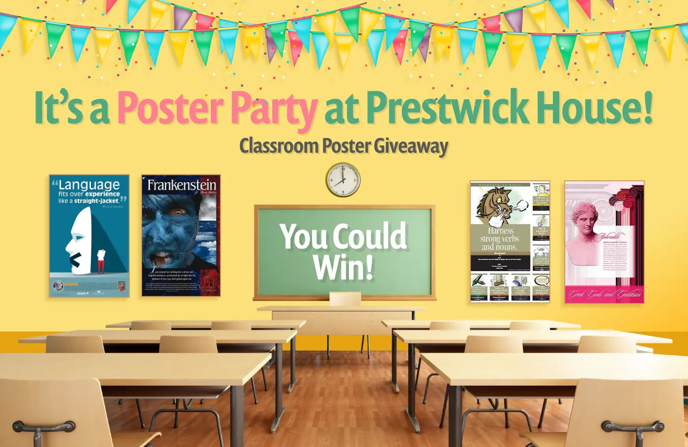 It’s a Poster Party! Classroom Poster Giveaway Prestwick House